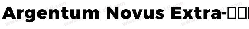 Argentum Novus Extra字体转换